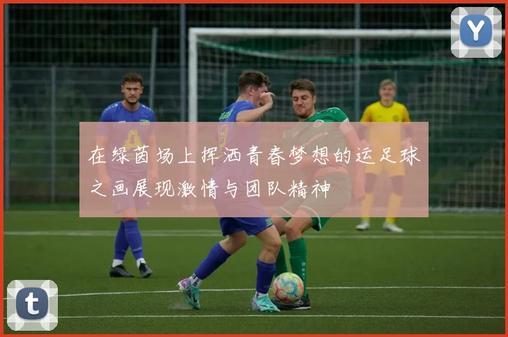 在绿茵场上挥洒青春梦想的运足球之画展现激情与团队精神